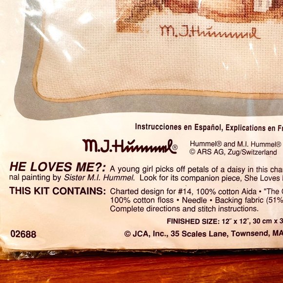 Hummel Counted Cross Stitch Kit - Vintage (NOS) - Picture 3 of 6